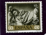 Stamps : Europe : Spain :  San Serapio (Francisco de Zurbaran)