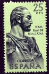 Stamps : Europe : Spain :  Sebastián de Belalcázar (Forjadores de América)