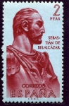 Stamps Spain -  Sebastián de Belalcázar (Forjadores de América)