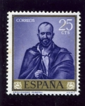 Stamps Spain -  Arquímedes (José de Ribera 