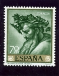 Stamps Spain -  Triunfo de Baco (José de Ribera 