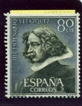 Stamps Spain -  Escultura de Velázquez (III Centenario Muerte de Velázquez)