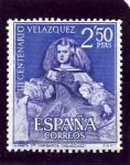 Stamps : Europe : Spain :  Infanta Margarita de Austria (III Centenario Muerte de Velázquez)