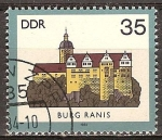 Sellos de Europa - Alemania -  Castillo de Ranis en DDR.