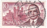 Stamps Spain -  ANTONIO PALACIOS- Personajes españoles  (U)