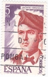 Stamps Spain -  JACINTO VERDAGUER- Personajes españoles  (U)