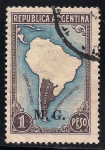 Stamps : America : Argentina :  MAPA DE ARGENTINA.