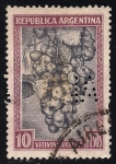 Stamps : America : Argentina :  RACIMO DE UVAS.