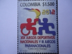 Sellos de America - Colombia -  XIX Juegos Deportivos Nacionales y III Juegos paranacionales ¨Carlos LLeras Restrepo¨