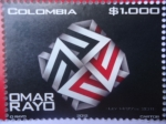 Stamps Colombia -  OMAR RAYO (1928-2010) Escultor y Pintor Colombiano - 2° aniversario (1de3)