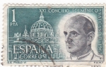 Stamps Spain -  XXi Concilio ecuménico Vaticano II 1963 Pablo VI(U)