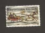 Stamps United States -  Navidad 1974