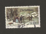 Stamps United States -  Navidad 1976