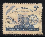 Sellos de America - Argentina -  DIA DEL RESERVISTA.