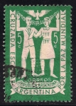Stamps Argentina -  CRUZADA ESCOLAR POR LA PAZ