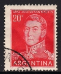 Stamps : America : Argentina :  GENERAL JOSE DE SAN MARTIN.