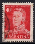Sellos de America - Argentina -  GENERAL JOSE DE SAN MARTIN.