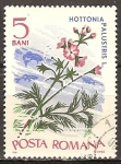 Sellos del Mundo : Europa : Rumania : Violeta de Agua (Hottonia palustris).