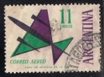 Stamps : America : Argentina :  SIMBOLO DE UN AVION.