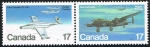 Stamps : America : Canada :  AVIONES