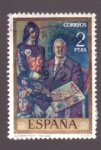 Stamps Spain -  Autorretrato- Solana