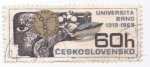 Sellos del Mundo : Europa : Checoslovaquia : 1709 - 50 anivº de la Universidad de Brno