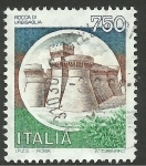 Stamps Italy -  Castillo, Rocca di Urbisaglia
