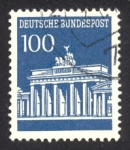 Sellos de Europa - Alemania -  1966-67 Puerta de Brandebourg - Ybert:371A