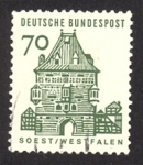Sellos de Europa - Alemania -  1964-1965 Edificios Hitóricos.Puerta de Treptow - Ybert:327A