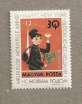 Stamps : Europe : Hungary :  Feliz Año Nuevo
