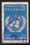 Sellos del Mundo : America : Panam� : 10º Aniv. de la ONU (en 1955).