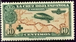 Sellos del Mundo : Europa : Espaa : Avión Breguet 19. Vuelo Madrid-Manila (Pro Cruz Roja Española)