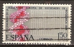 Stamps Spain -  6 º Congreso Europeo de Bioquímica.Las moléculas y los diagramas.