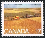 Stamps Canada -  SASKATCHEWAN 1905-1980