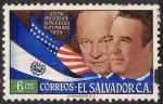 Stamps El Salvador -  Presidentes Eisenhower y Lemus