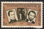 Sellos de America - El Salvador -  MANUEL JOSÉ ARCE, PEDRO JOSÉ MATÍAS DELGADO Y JUAN MANUEL RODRIGUEZ.