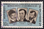 Sellos de America - El Salvador -  PEDRO PABLO CASTILLO, DOMINGO ANTONIO DE LARA Y SANTIAGO JOSÉ CELIS.