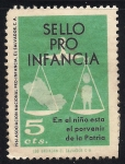 Stamps America - El Salvador -  Sello Pro Infancia