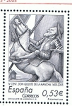 Stamps Spain -  Edifil  4161 B  IV cente. de la publicación de ·El ingenioso hidalgo don Quijote de la Mancha·.  