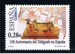 Stamps Spain -  Edifil  4162  150º aniver. del telégrafo en España.  