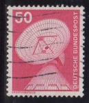 Stamps : Europe : Germany :  1975-76 Industria y tecnología. Estación Terrestre - Ybert:700