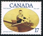 Stamps : America : Canada :  NED HANLAN 1855-1908