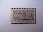 Sellos de America - Colombia -  Palacio de Comunicaciones- Sobretasa para Construcción