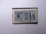 Sellos de America - Colombia -  Palacio de Comunicaciones- Sobretasa para Construcción