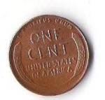 monedas de America - Estados Unidos -  A. LINCOLN - UNITED STATES OF AMERICA (CARA FRONTAL)