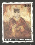 Stamps North Korea -  1800 A - Tesoro cultural coreano, cuadro