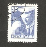 Stamps : Europe : Romania :  2936 - Guardia de tráfico