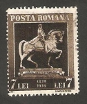 Stamps Romania -   560 - Estatua de Charles I