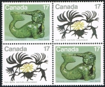 Stamps : America : Canada :  LES INUITS LE SURNATURE