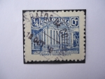 Stamps Colombia -  Palacio de Comunicaciones-Sobretasa.